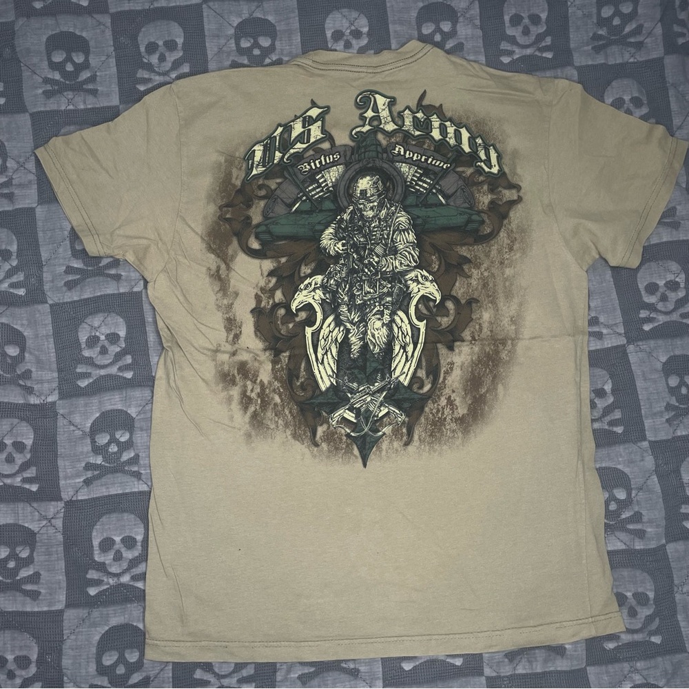 affliction style shirt